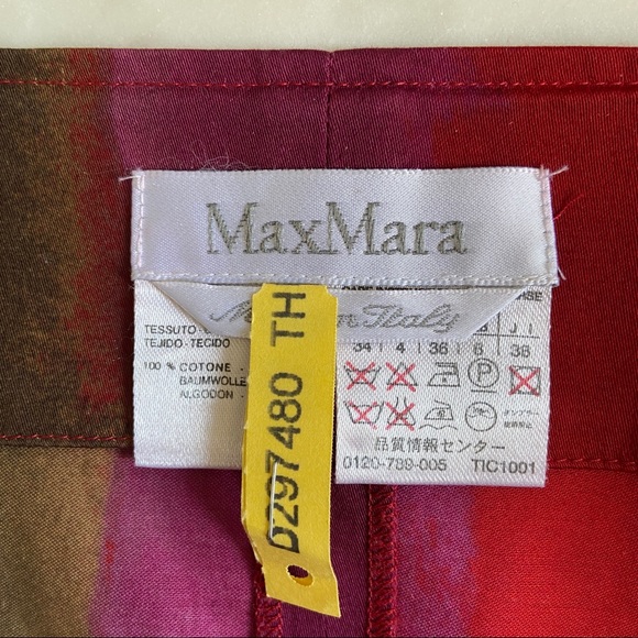 MaxMara Abstract Art Sleeveless Pinafore Shift Dress | Size 4 - Picture 9 of 13